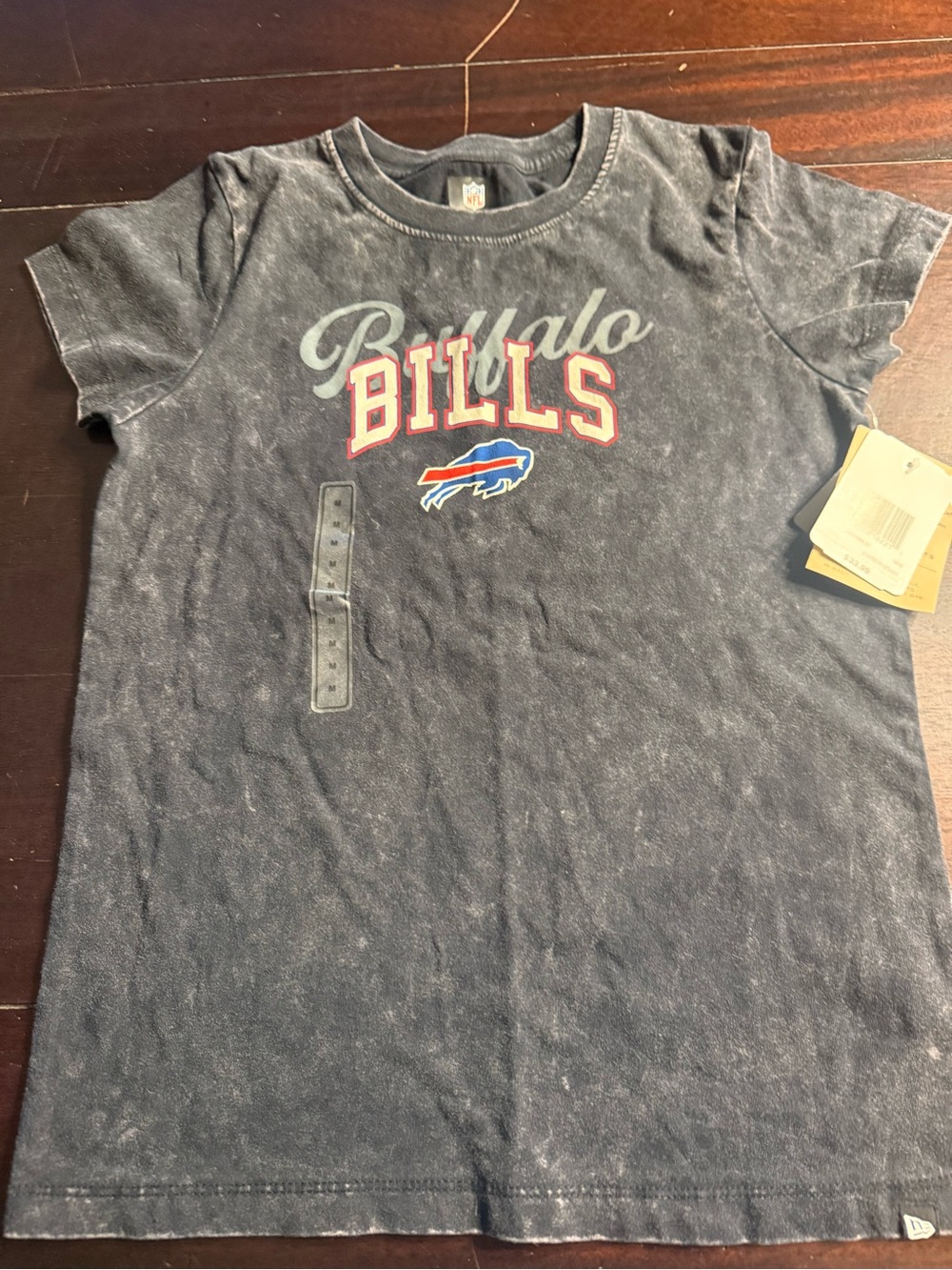 NFL black garment dyed Graphic Buffalo Bills Kids Tee with Team Logo